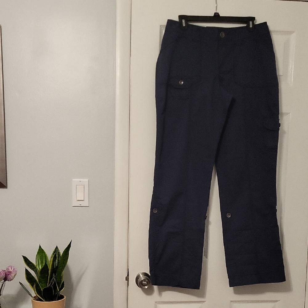Sonoma Women's Navy Wide Leg Jeans